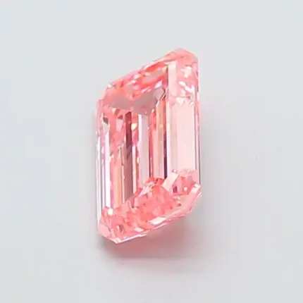 1 Carat Pink VVS2 Emerald Lab Grown Diamond, IGI Certified - GPX Diamonds - Image 3