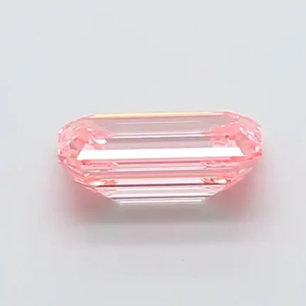 1 Carat Pink VVS2 Emerald Lab Grown Diamond, IGI Certified - GPX Diamonds - Image 2