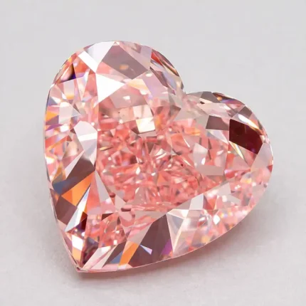 7 Carat Heart Shape Pink Diamond